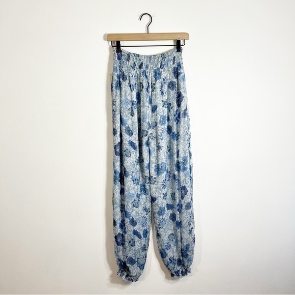 NWT Tularosa Belen Pant in Belen Batik Floral Blue Small - Picture 6 of 8